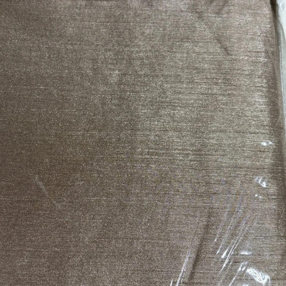 Sterling Faux Silk Panel Grommets‎ Window Curtain Lined Taupe 54 x 84